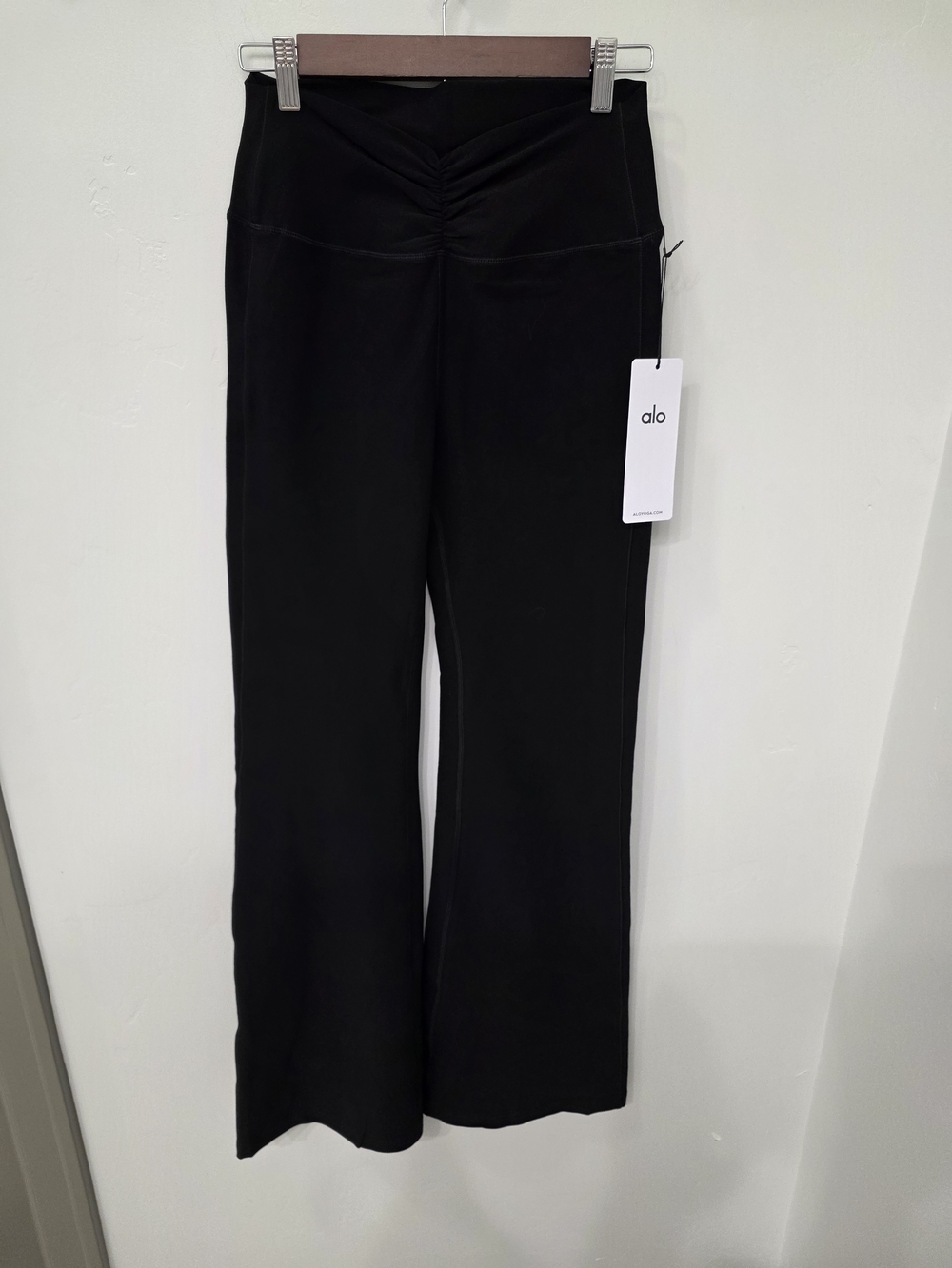 Alo Black Alosoft Intuition High-Waist Bootcut Size L